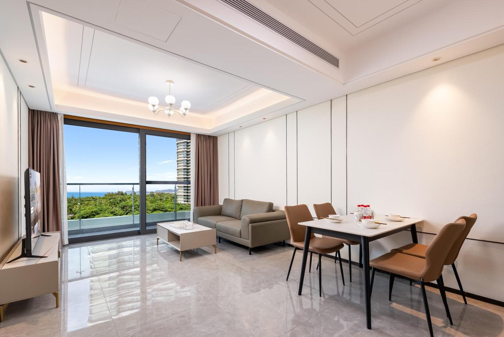 Puhai Sea View Apt By Hailan Tour At Sanya Yazhou Bay#Only 100 Meters To Beach And Sea Swimming Area Exterior photo