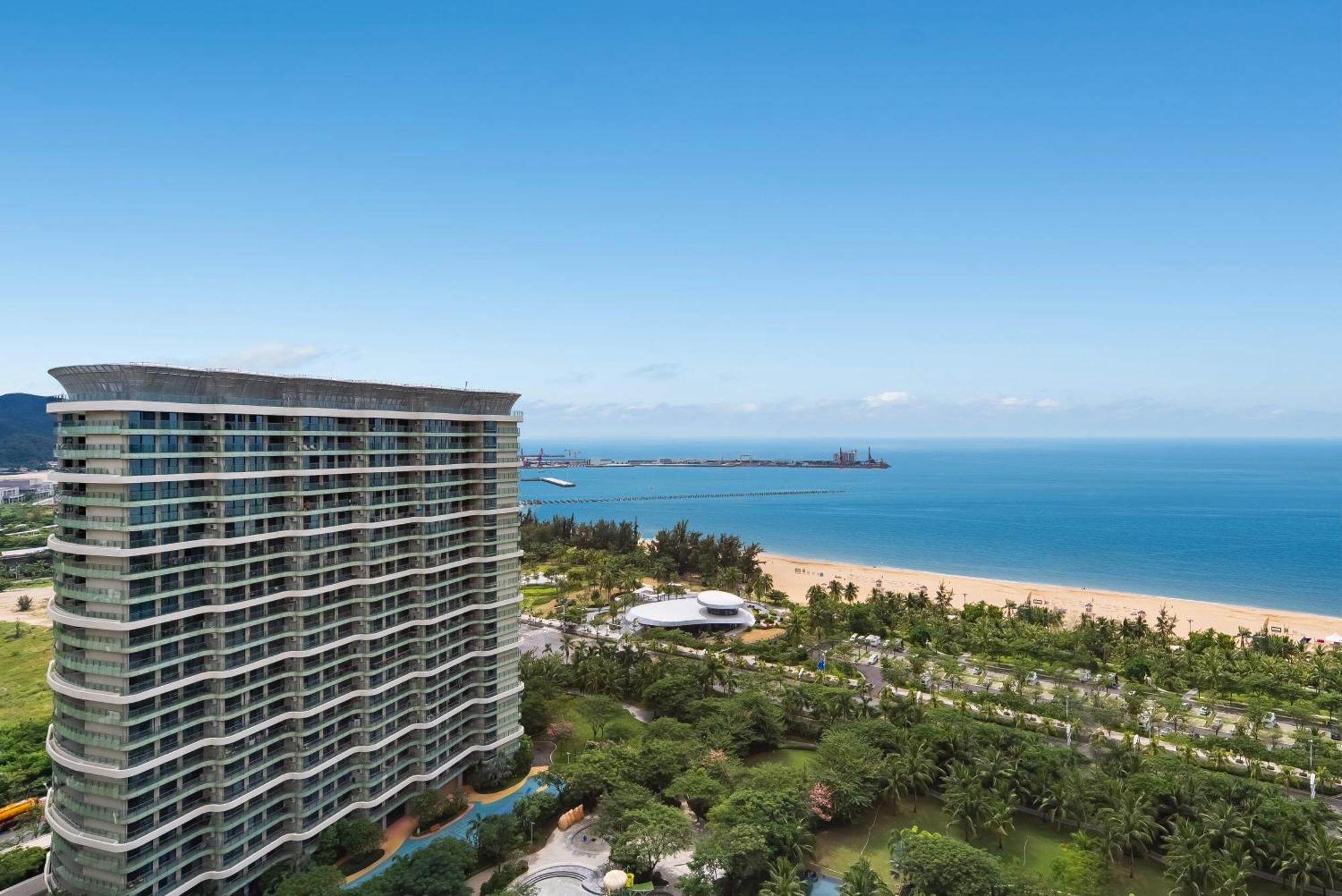 Puhai Sea View Apt By Hailan Tour At Sanya Yazhou Bay#Only 100 Meters To Beach And Sea Swimming Area Exterior photo