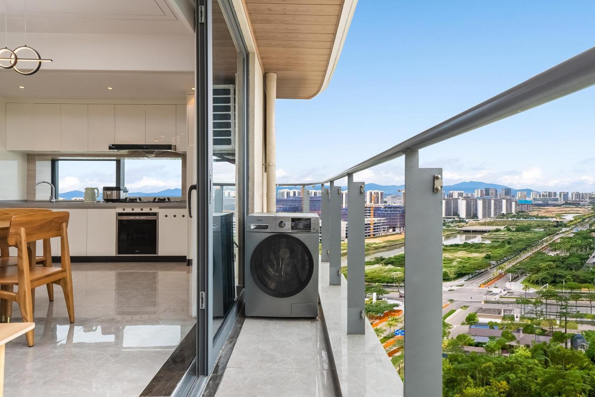 Puhai Sea View Apt By Hailan Tour At Sanya Yazhou Bay#Only 100 Meters To Beach And Sea Swimming Area Exterior photo