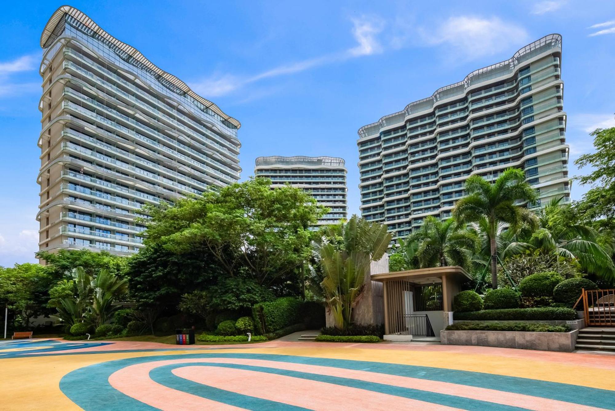 Puhai Sea View Apt By Hailan Tour At Sanya Yazhou Bay#Only 100 Meters To Beach And Sea Swimming Area Exterior photo