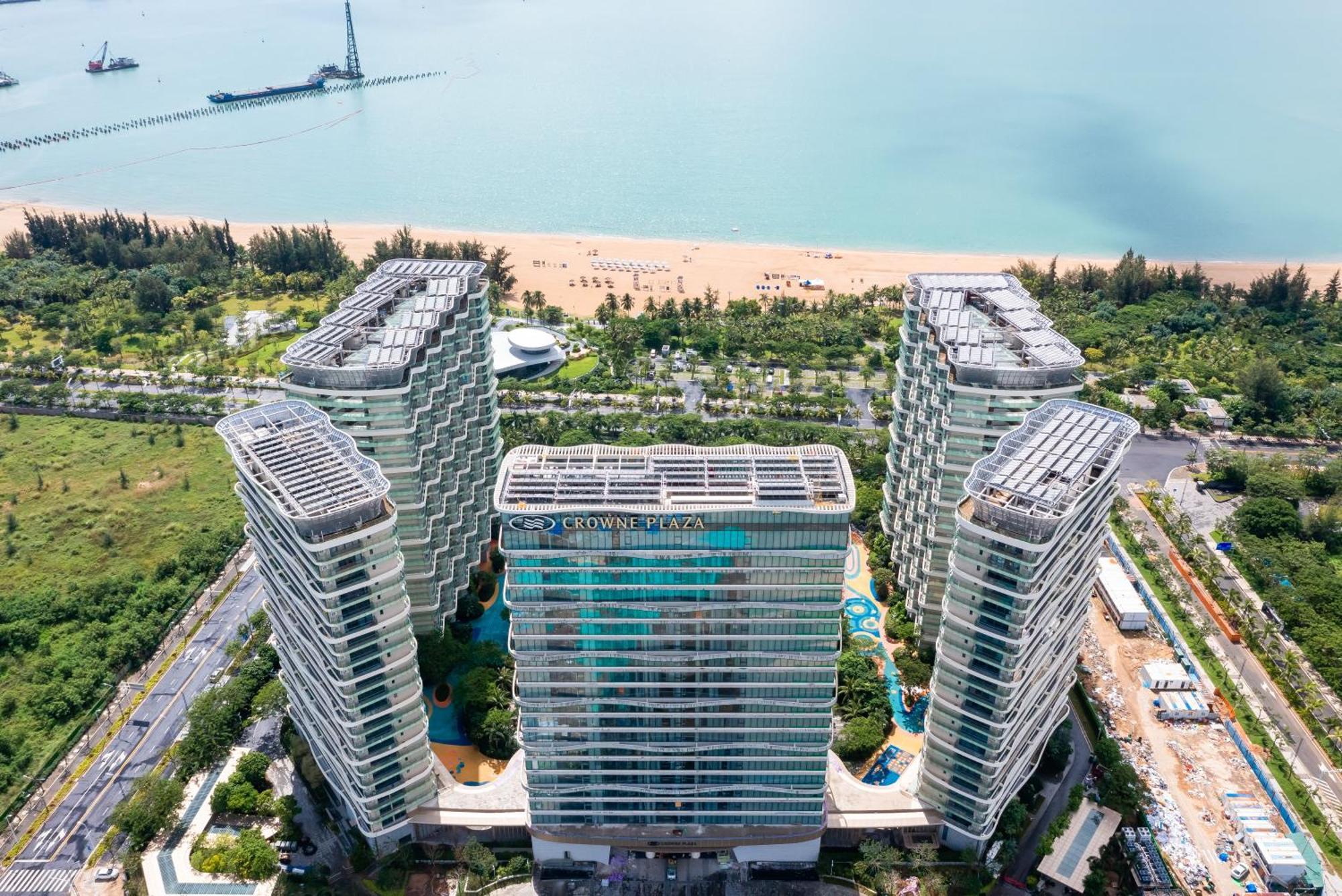 Puhai Sea View Apt By Hailan Tour At Sanya Yazhou Bay#Only 100 Meters To Beach And Sea Swimming Area Exterior photo